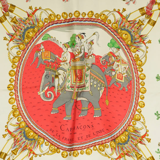 HERMES カレ90 "Caparaçon de la France et du Land"