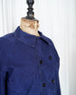 French Vintage Cotton Twill Double Breasted Jacket