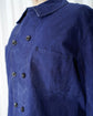 French Vintage Cotton Twill Double Breasted Jacket