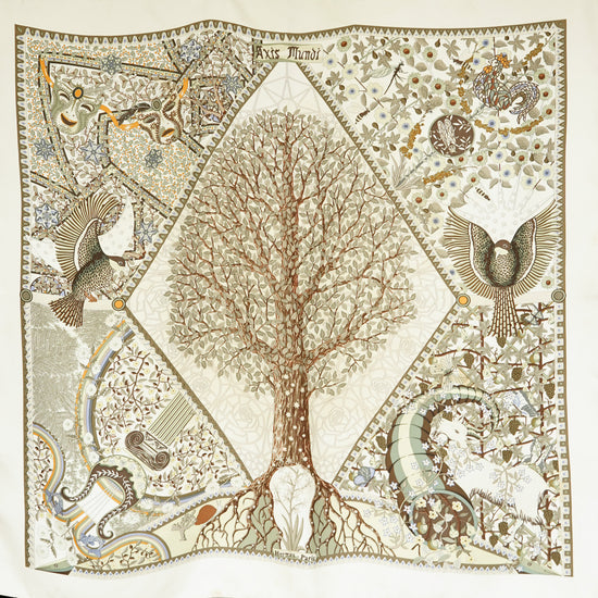 HERMES カレ90 "Axis Mundi"