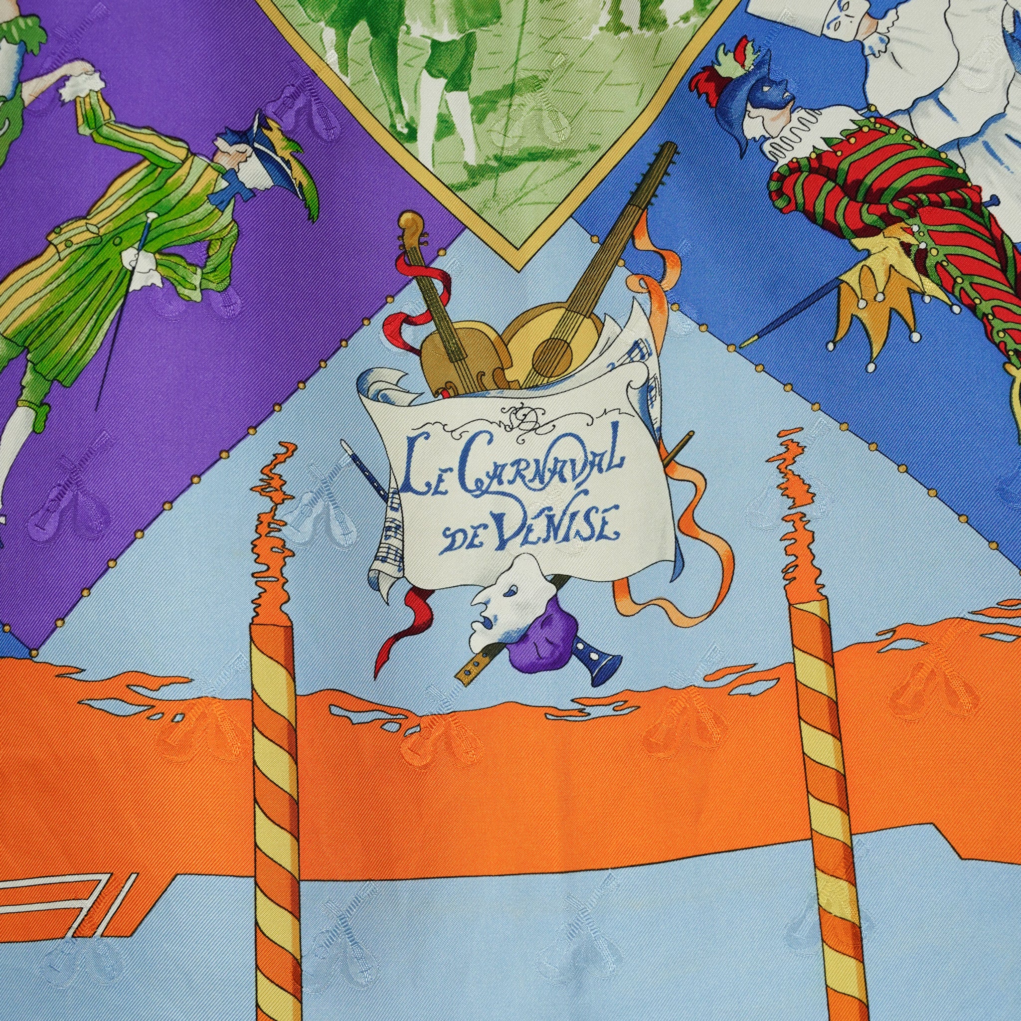 HERMES エルメス スカーフカレ90 ベニスのカーニバル HERMES エルメス スカーフカレ90 ベニスのカーニバル