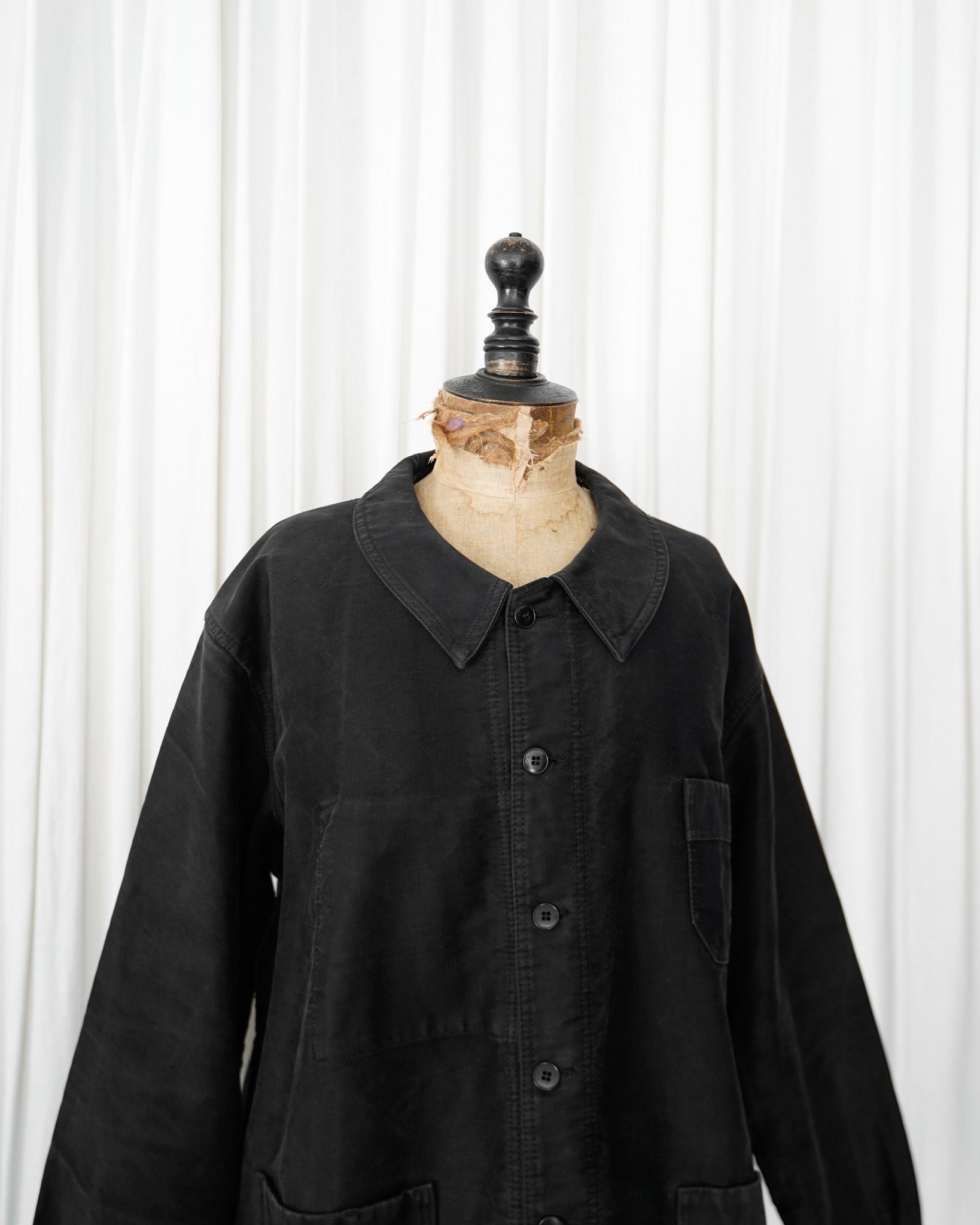 1950's French Vintage Black moleskin work jacket – Maison ma Manière
