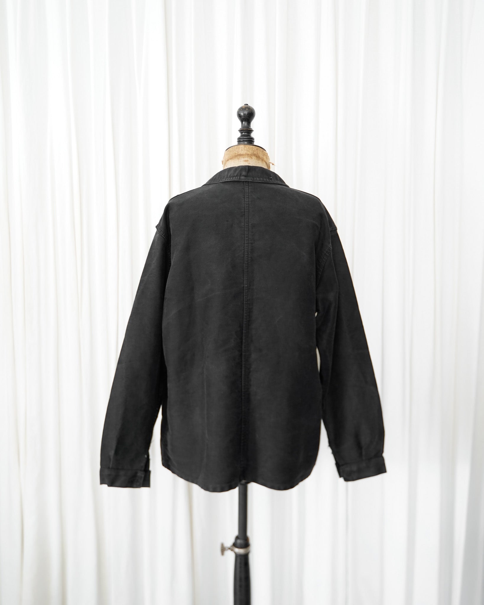 1950's French Vintage Black moleskin work jacket – Maison ma Manière