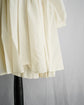 SHEER NECK FRILL DRESS