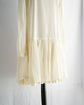 SHEER NECK FRILL DRESS