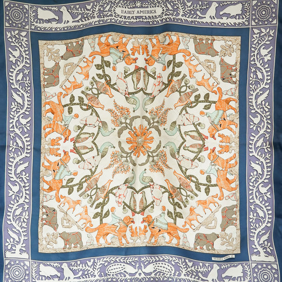 HERMES カレ90 "EARLY AMRICA"