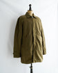 C.P.COMPANY Made in Rumania garment dyed nylon balmacaan coat with quilting liner