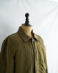 C.P.COMPANY Made in Rumania garment dyed nylon balmacaan coat with quilting liner