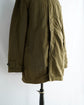 C.P.COMPANY Made in Rumania garment dyed nylon balmacaan coat with quilting liner