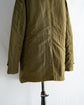 C.P.COMPANY Made in Rumania garment dyed nylon balmacaan coat with quilting liner