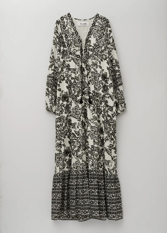 Sara mallika Paisley Flower Print Dress