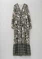 Sara mallika Paisley Flower Print Dress