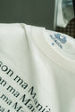MAISON MA MANIERE LOGO S/S TEE WHITE