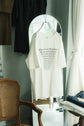 MAISON MA MANIERE LOGO S/S TEE WHITE
