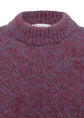 AMOMENTO hairy rounded pullover