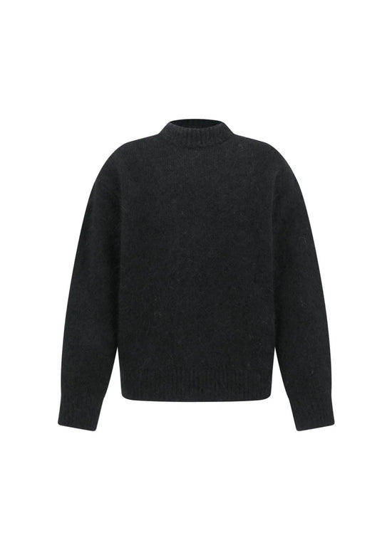 AMOMENTO hairy rounded pullover