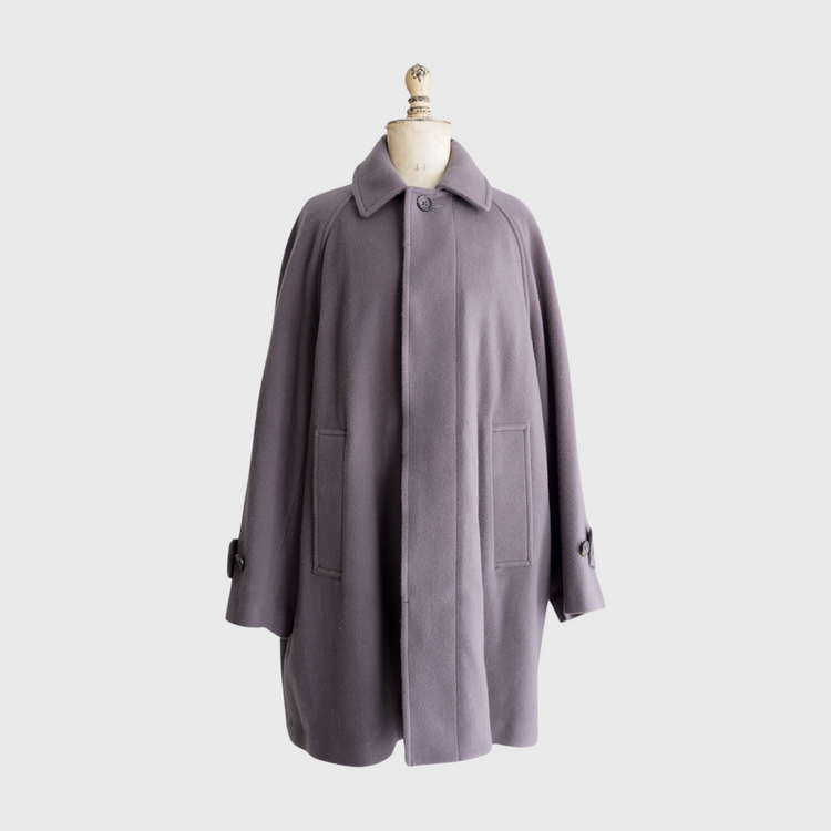 Wool Stain Collar Half Coat – Maison ma Maniere Wool Stain Collar Half Coat – Maison ma Maniere