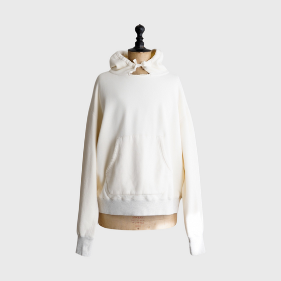 TYPE 40s HOODIE - UNDYED PURE COTTON -