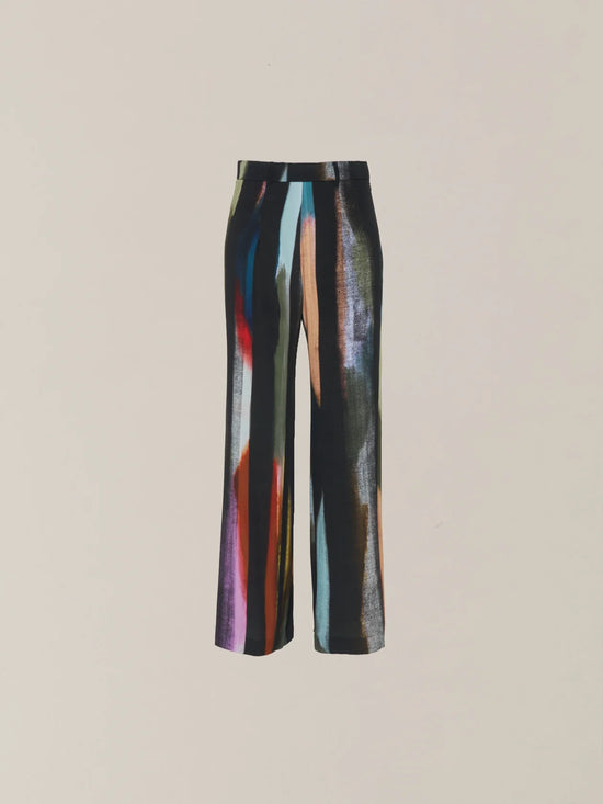 AKIRANAKA Empty stripe pants BK