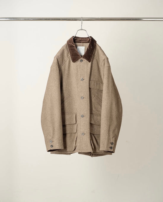 ANCELLM WOOL BLANCKET HUNTING JACKET