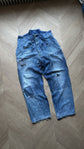 German Army Luftwaffe Blue Linen Drilliich Trousers ”襤褸”