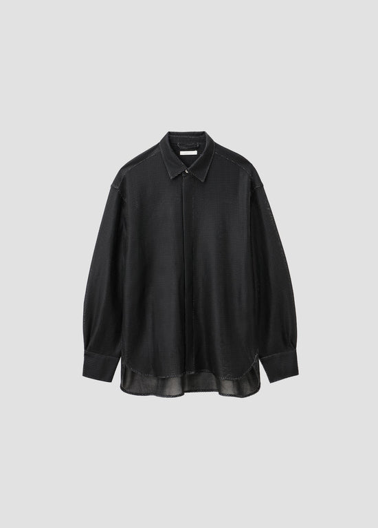 KANAKO SAKAI METALLIC JERSEY SHIRT