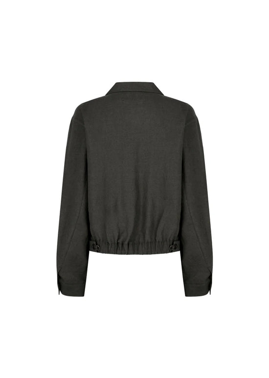 AMOMENTO linen crop jacket