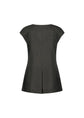 AMOMENTO linen curved vest