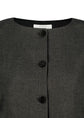 AMOMENTO linen curved vest
