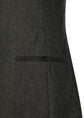 AMOMENTO linen curved vest