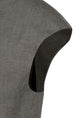 AMOMENTO linen curved vest