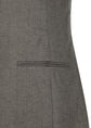 AMOMENTO linen curved vest