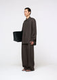 AMOMENTO linen oversized shirt