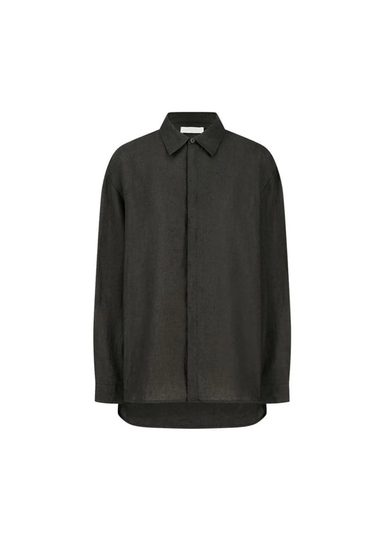 AMOMENTO linen oversized shirt
