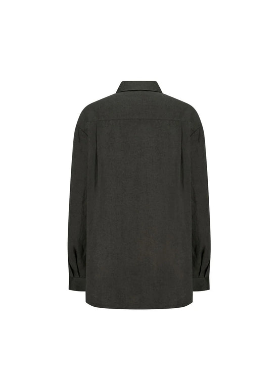 AMOMENTO linen oversized shirt