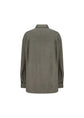 AMOMENTO linen oversized shirt