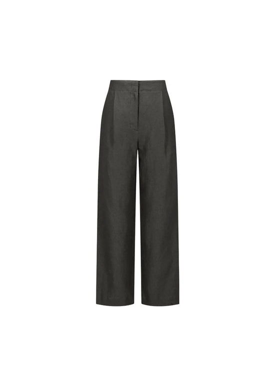 AMOMENTO linen tuck pants