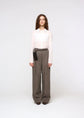 AMOMENTO linen tuck pants