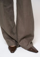 AMOMENTO linen tuck pants