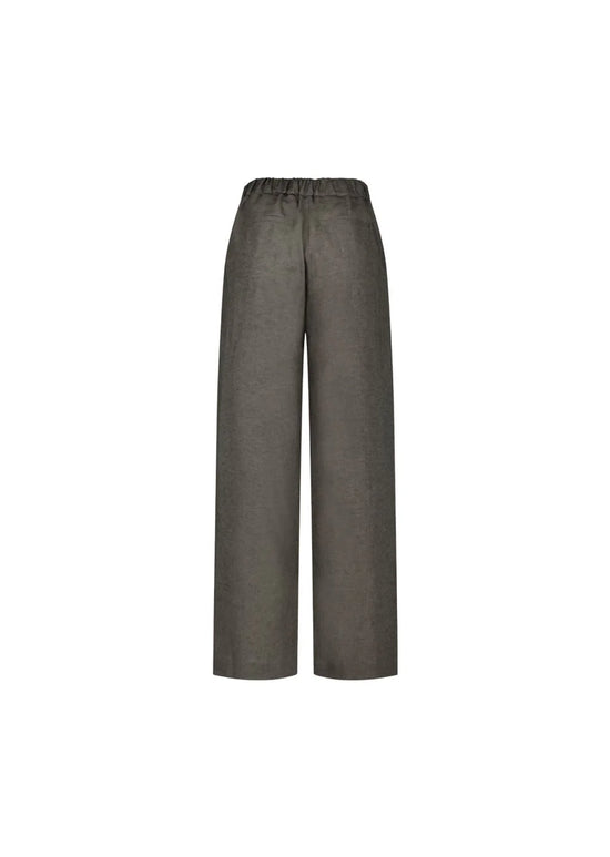 AMOMENTO linen tuck pants