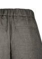 AMOMENTO linen tuck pants