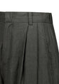 AMOMENTO linen two tuck wide pants