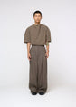 AMOMENTO linen two tuck wide pants