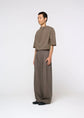 AMOMENTO linen two tuck wide pants