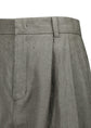 AMOMENTO linen two tuck wide pants