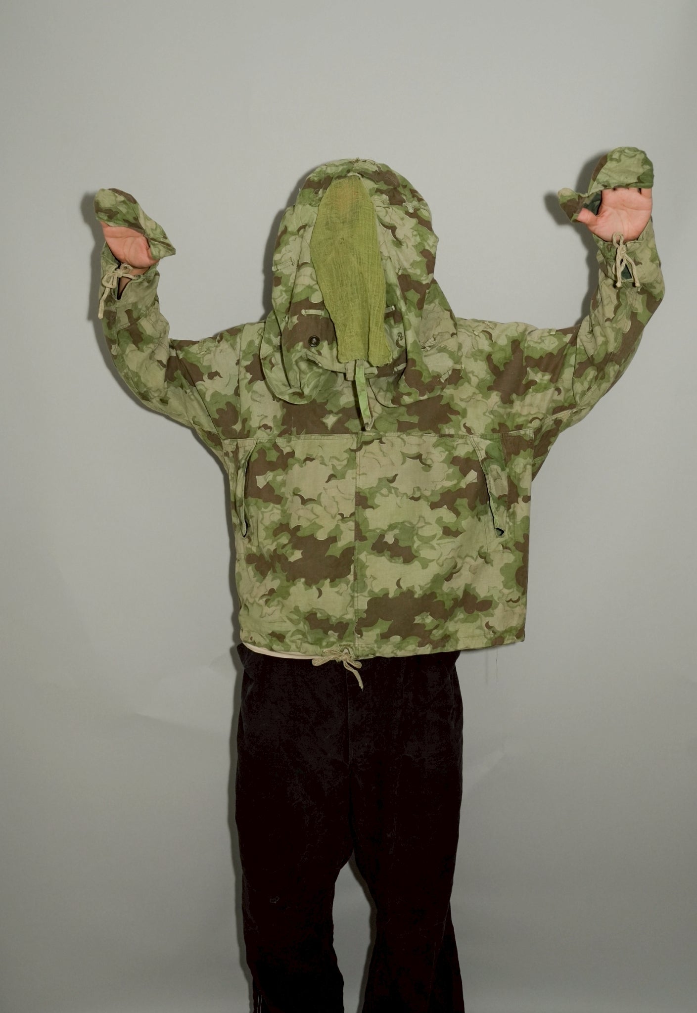 1950's Czechoslovakian Army Cloud Camouflage Reversible smock with