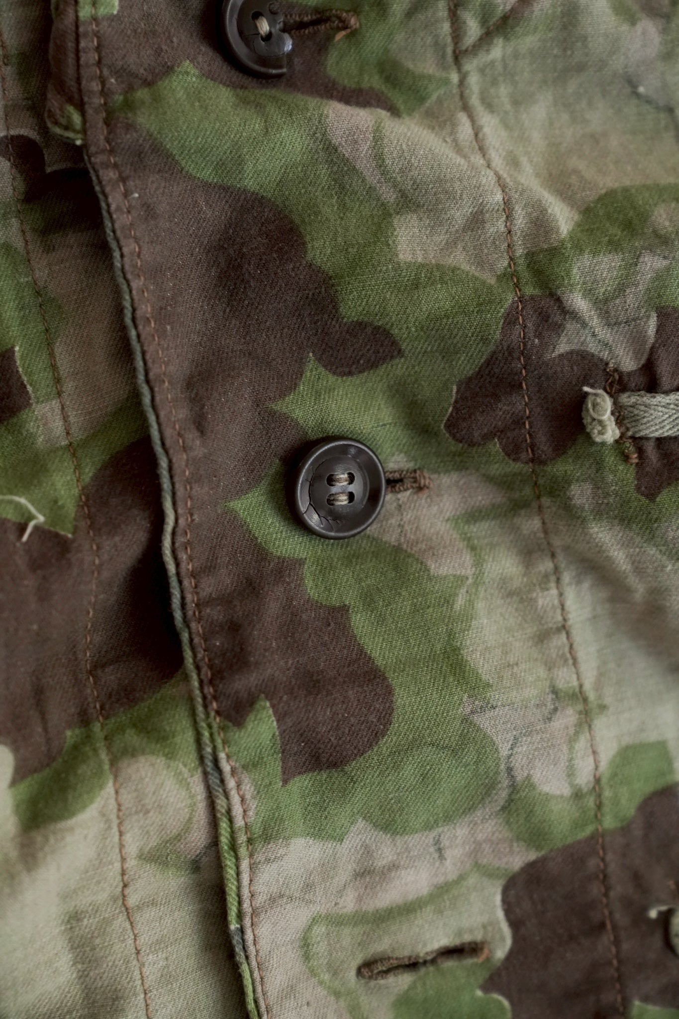 1950's Czechoslovakian Army Cloud Camouflage Reversible smock with