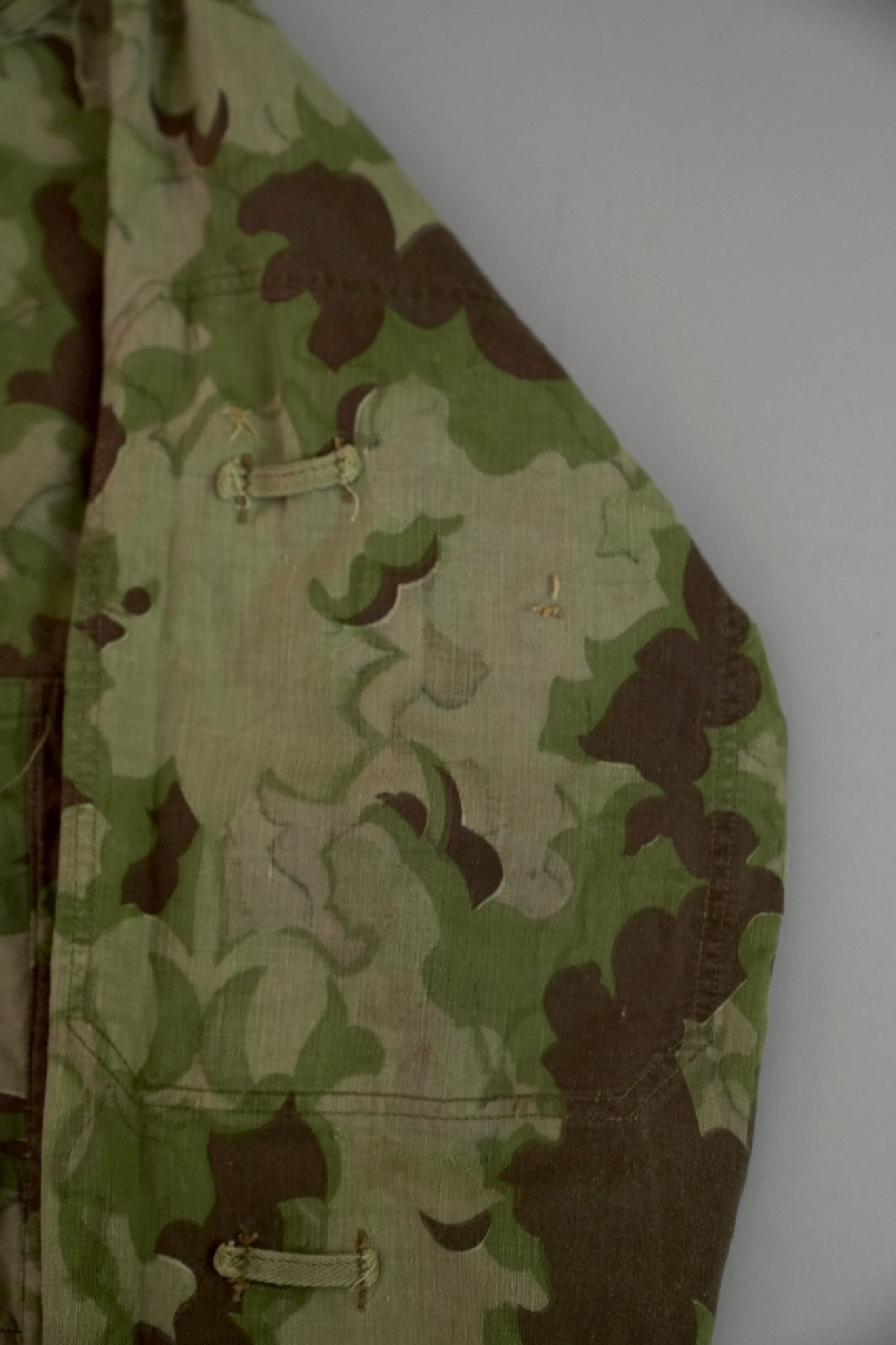 1950's Czechoslovakian Army Cloud Camouflage Reversible smock with