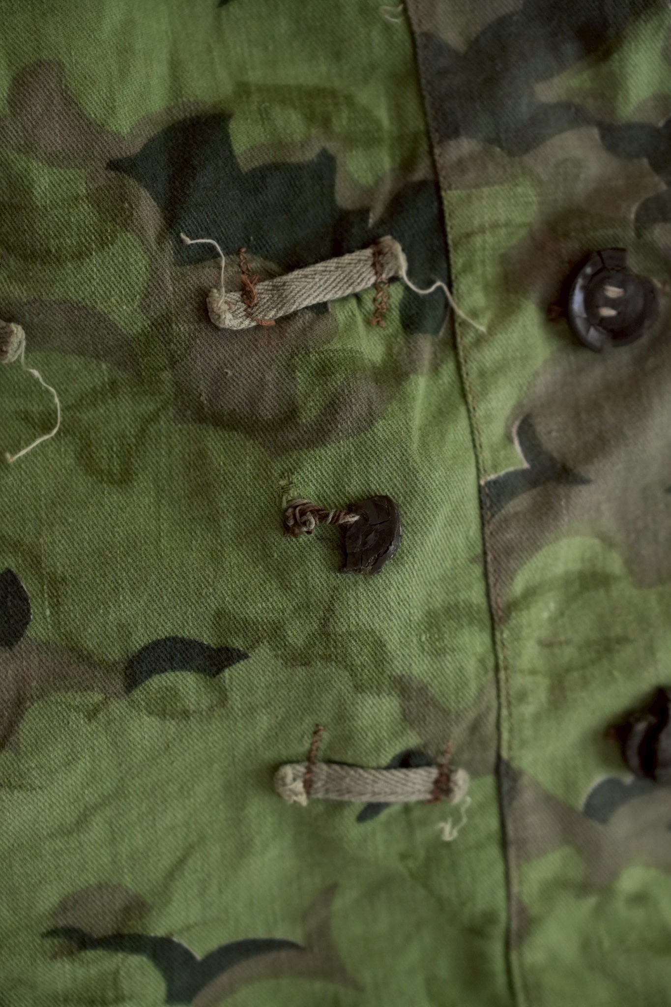 1950's Czechoslovakian Army Cloud Camouflage Reversible smock with