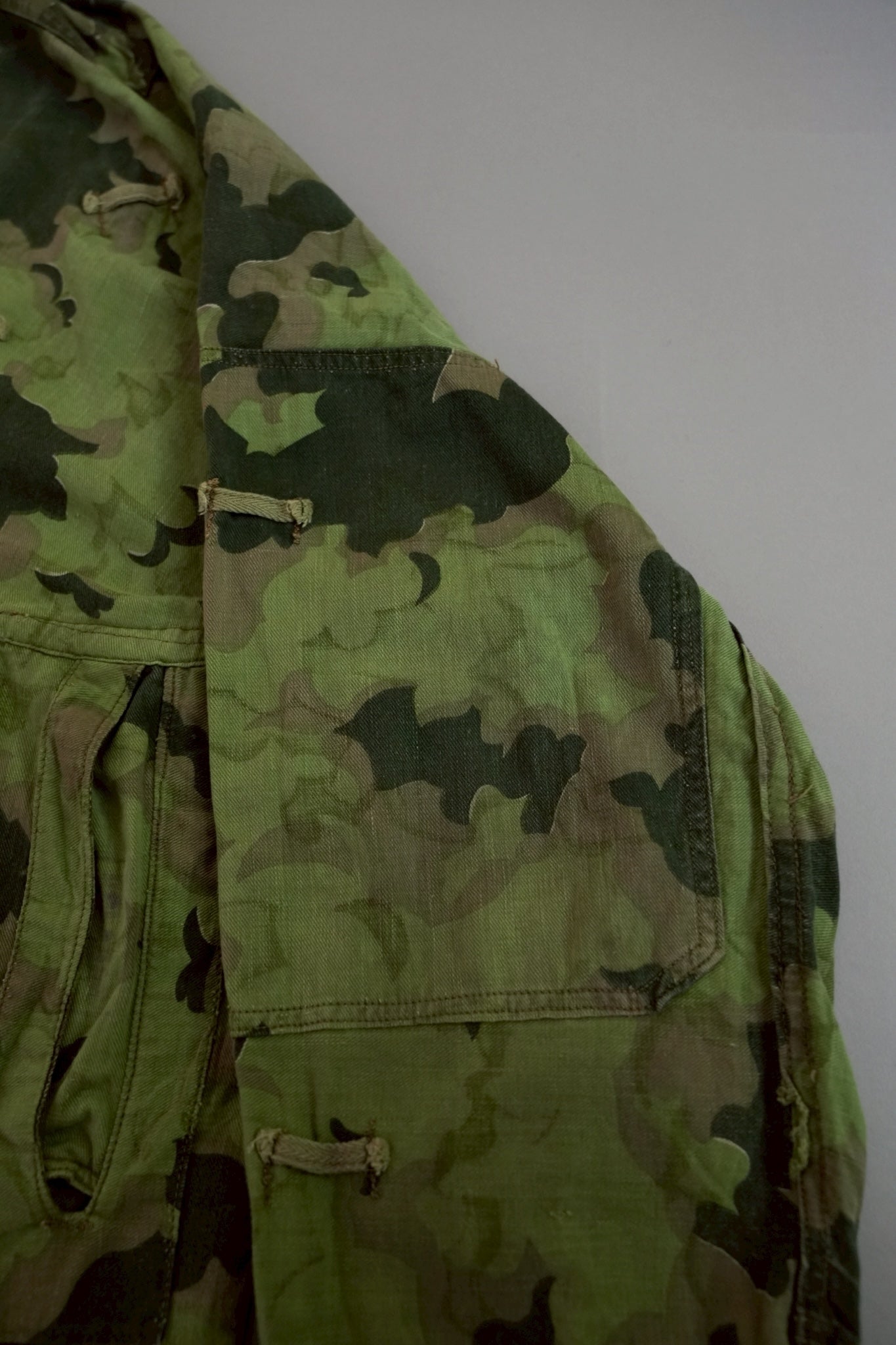 1950's Czechoslovakian Army Cloud Camouflage Reversible smock with